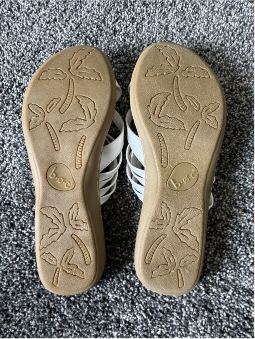 Women's B.O.C. Alisha Strappy Sandals in White Size 8 - Picture 9 of 10